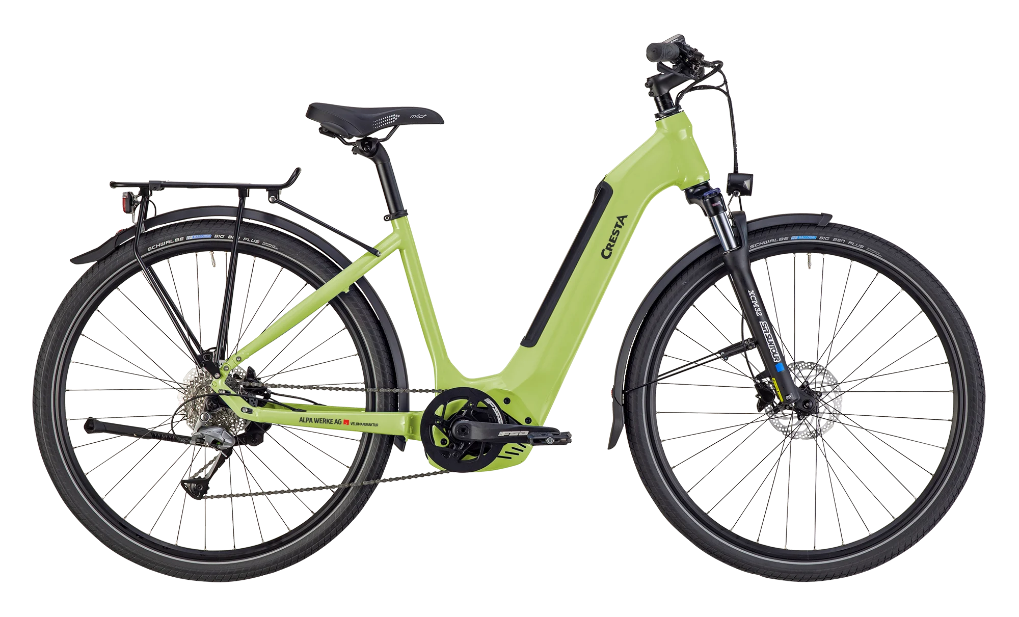 Cresta eUrban Neo in kiwi-grün